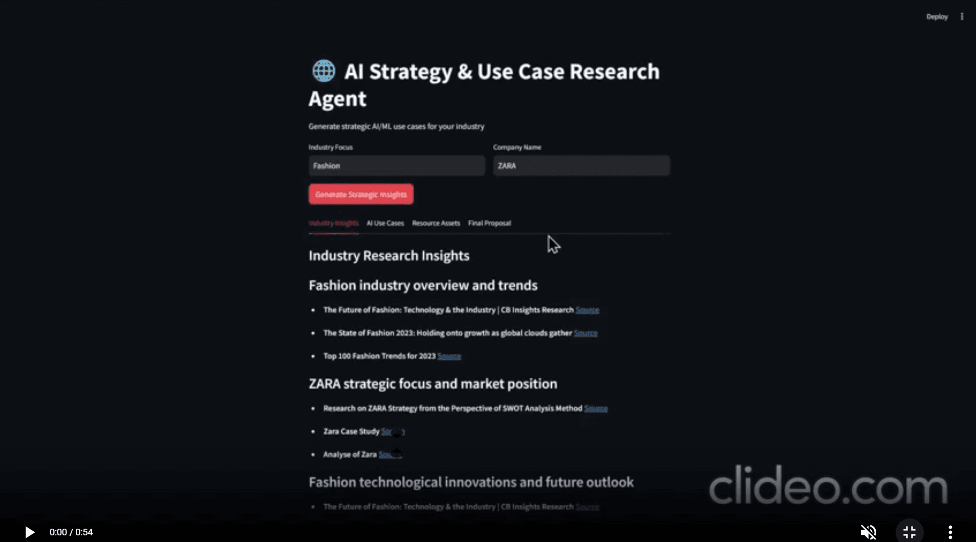 AI Strategy & Use Case Research Agent